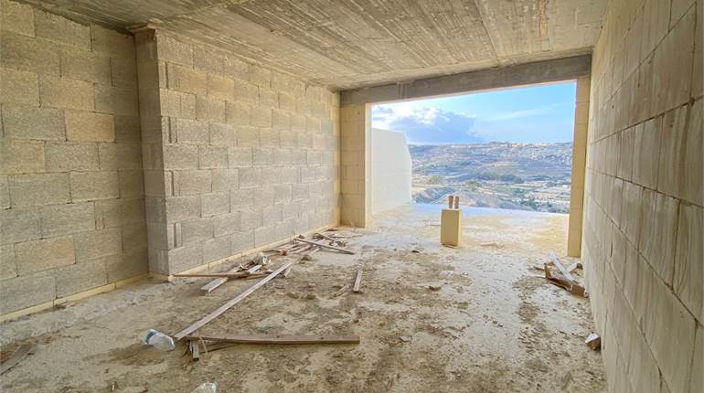 Gozo Munxar: Two bedroom SHELL PENTHOUSE with VIEW