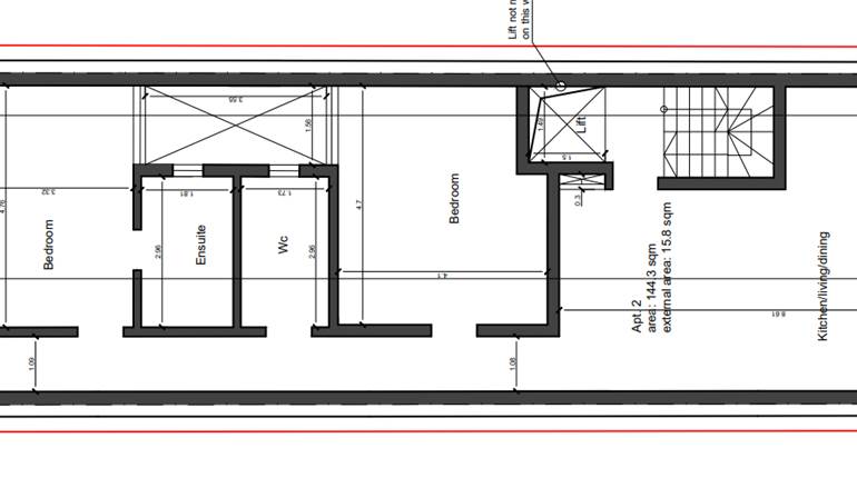 Gudja - 2nd Floor 160sqm 3 Bdr Apt Highly Finished