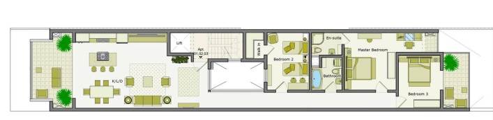 Swieqi - 3 Bedroom Apartment On Plan 