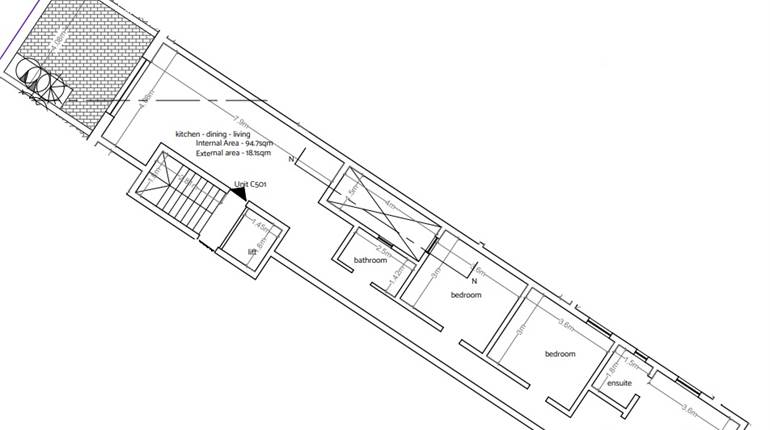 Qormi - 3 Bedroom Apartment On Plan Large Terrace