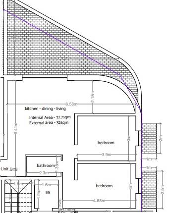 Qormi - 2 Bedroom Apartment On Plan Large Terrace 