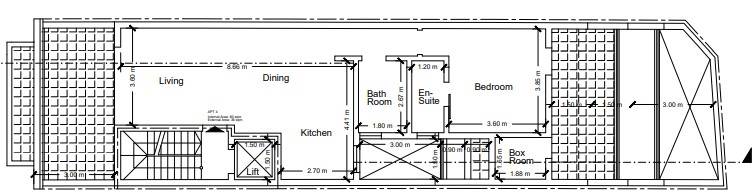 Zabbar - 1 Bedroom Penthouse