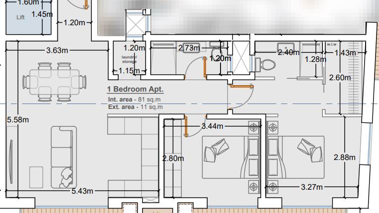 Birkirkara - 3rd Floor 2 Bdr Apt + 2 Balconies