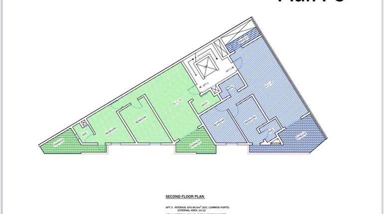 B'Kara - Corner 2 Bedroom Finished Apartment 