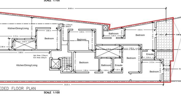 Tarxien – 3 Bedroom Penthouse (On Plan)