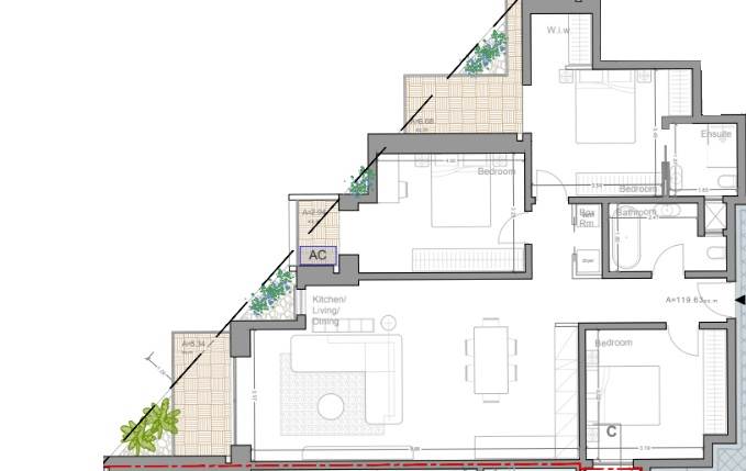 Mosta - 3 Bedroom Apartment Ready Built 
