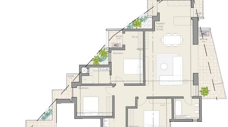Mosta - 3 Bedroom Apartment Ready Built 