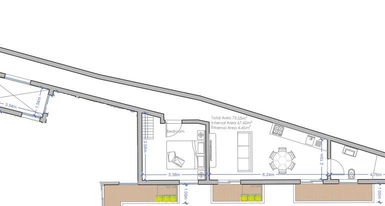 Zabbar - 1 Bedroom Apartment On Plan 
