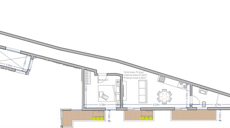 Zabbar - 1 Bedroom Apartment On Plan 