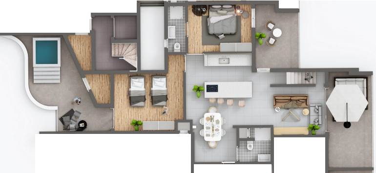 Gzira - 2 Bedroom Finished Penthouse 