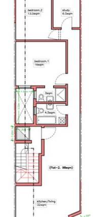 Qormi - 3 Bedroom Finished Apartment On Plan 