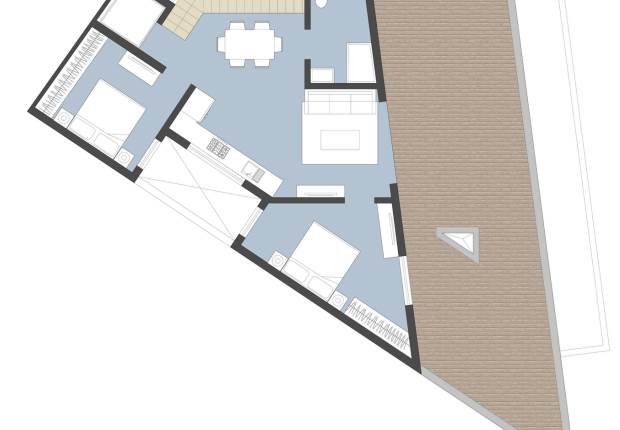Zebbug - 2 Bed Fully Finished Penthouse On Plan