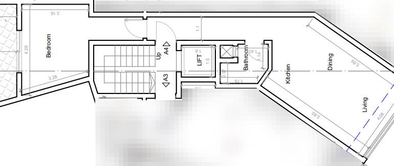 Swieqi- 2nd floor , 1 bedroom + Back Balcony + Fully Finished + Opt Garage
