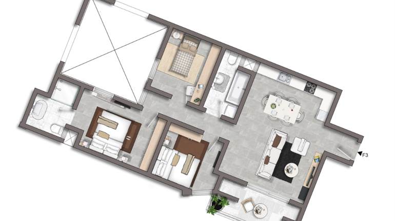 Marsascala - 3 Bedroom Finished Ready Built 3rd Floor Apartment 