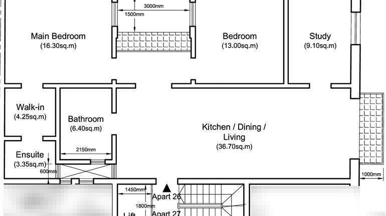 Mellieha - 2nd Floor 3 Bedroom Finished Apartment + Optional Garage