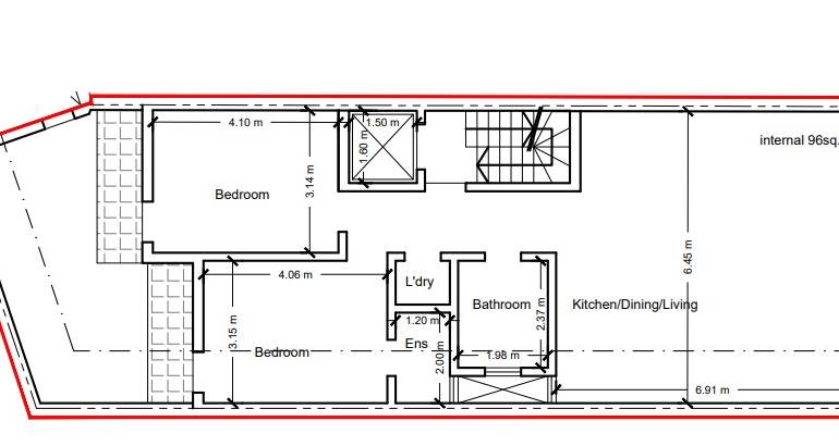 Fgura - 2 Bedroom First Floor Apartment On Plan 