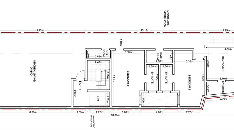 Iklin ,Fully Finished Already Built 223sqm 3 Bedroom Apartment, Terrace + Optional Garage