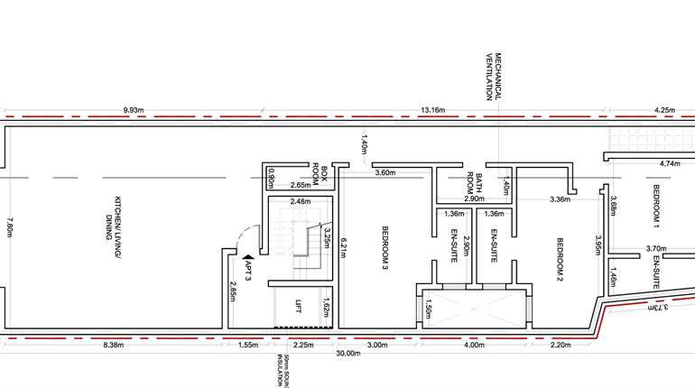 Iklin ,Fully Finished Already Built 223sqm 3 Bedroom Apartment, Terrace + Optional Garage