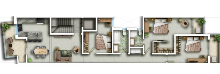  Tarxien - 3 Bedroom Finished Third Floor Apartment On Plan