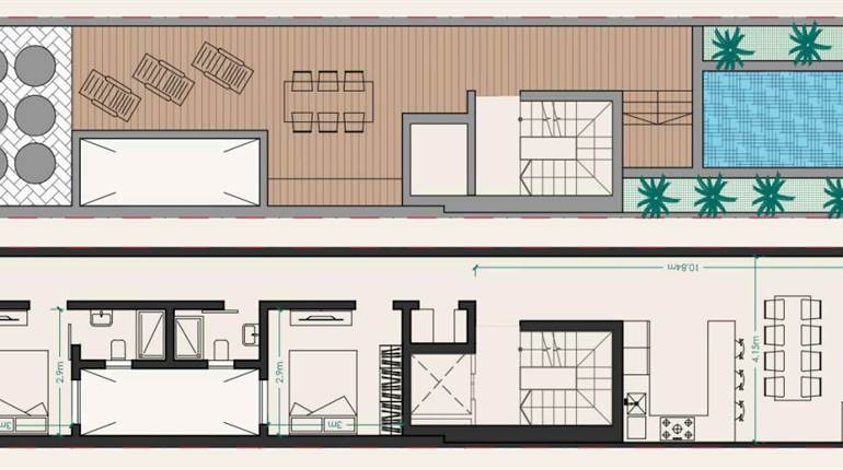 Mosta - 3 Bedroom Finished Penthouse On Plan 