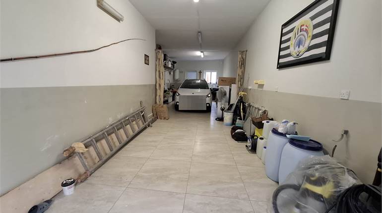 Fgura - Street level 3 Car Garage Circa 56sqm plot + Bathroom + Yard