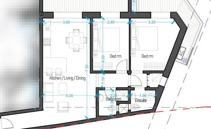Fgura - 2 Bedroom Apartment On Plan 