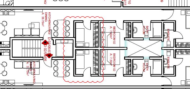 Zejtun - 2nd Floor 2 Bedroom + Study Apartment Shell Form