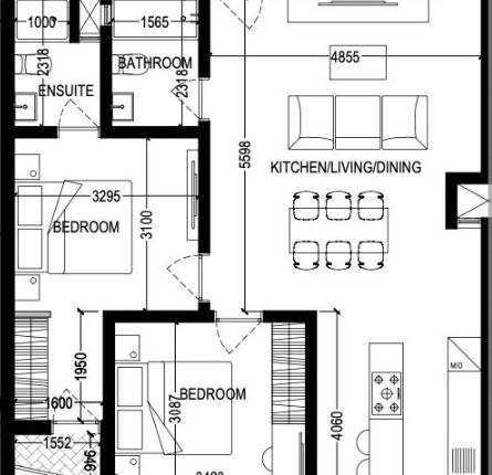 Kirkop - 2 Bedroom 2nd Floor Fully Finished Apartment On Plan
