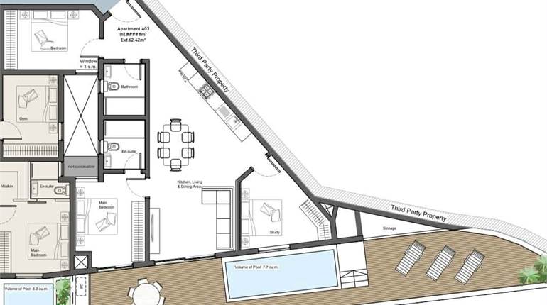 Dingli - 3 Bedroom Penthouse + Pool - Shell Form 