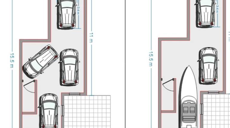 Birzebbugia - 4 Car Street Level Garage
