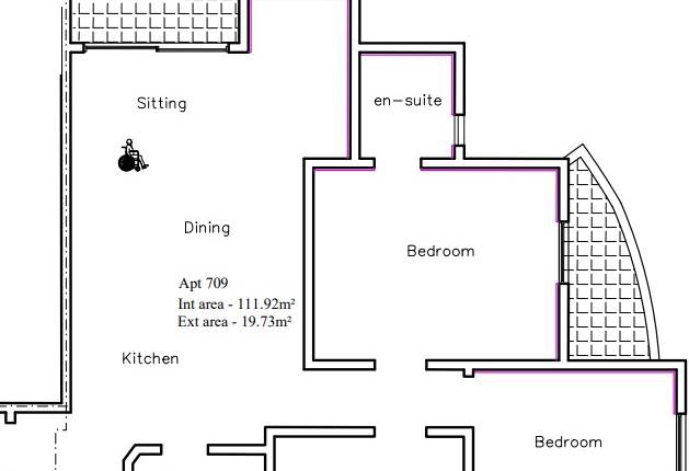 Naxxar - 3 Bedroom Finished 2nd Floor Apartment On Plan 
