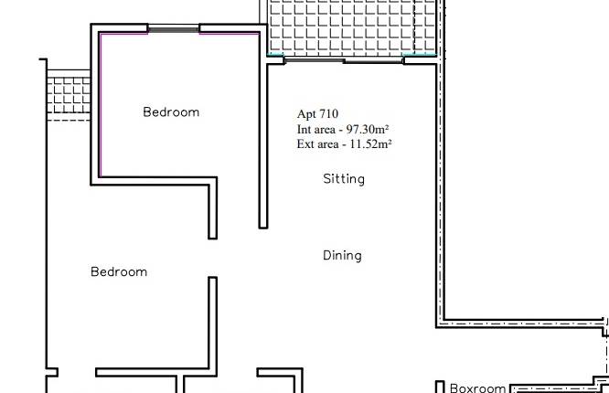 Naxxar - 2 Bedroom 3rd Floor Finished Apartment On Plan 