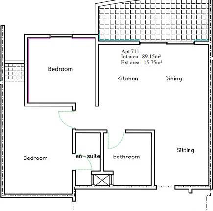 Naxxar - 2 Bedroom Finished 3rd Floor Apartment On Plan 