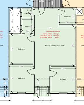 Birkirkara - 3 Bedroom Squarish Apartment Circa 116sqm - On Plan - Finished