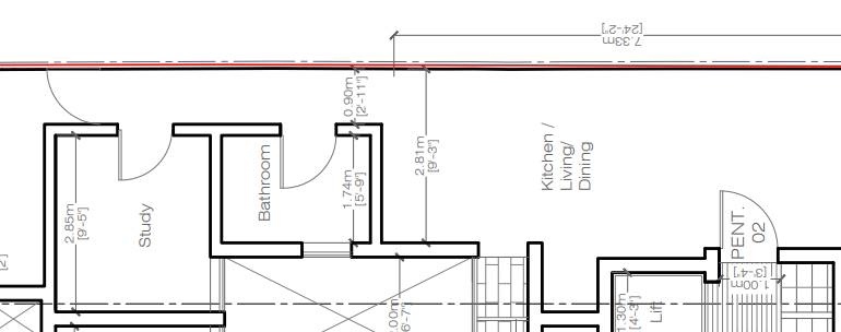 Msida - 2 Bedroom 6th Floor Finished Penthouse On Plan 