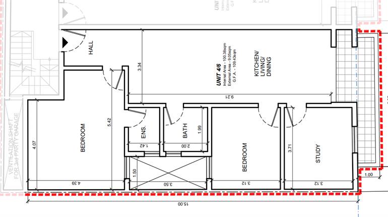 Paola - 3 Bedroom 3rd Floor Finished Apartment On Plan 