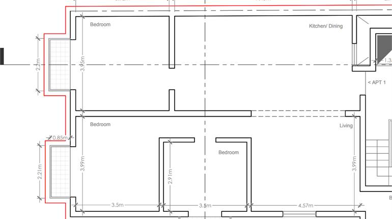 Gzira - 3 Bedroom 4th Floor Finished Apartment On Plan 