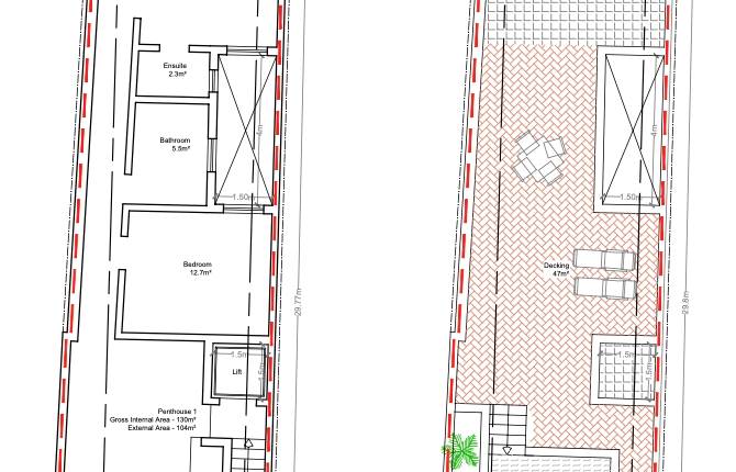 Mqabba - 3 Bedroom Finished Penthouse On Plan