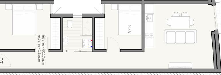 Marsa - 2 bedroom Apartment in Shell form