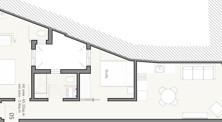 Marsa - 2 bedroom Apartment in Shell form