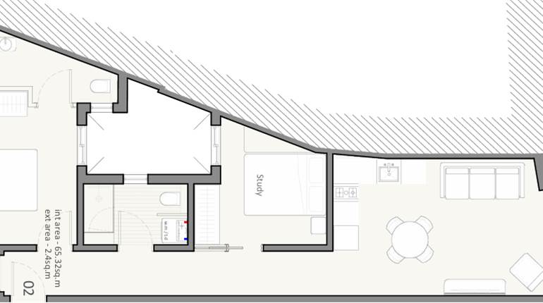 Marsa - 2 bedroom Apartment in Shell form
