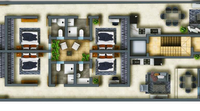 Iklin - 3 Bedroom Finished Elevated Maisonette On Plan 