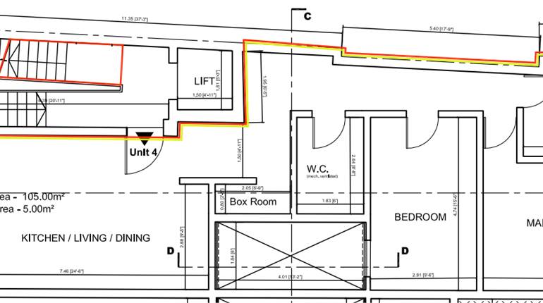 Xghajra- 3 bedroom apartment (on plan)