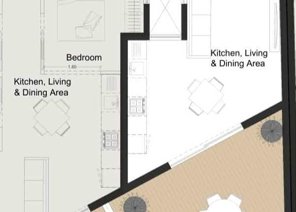 Paola - On Plan 1 Bedroom Apartment + Terrace 
