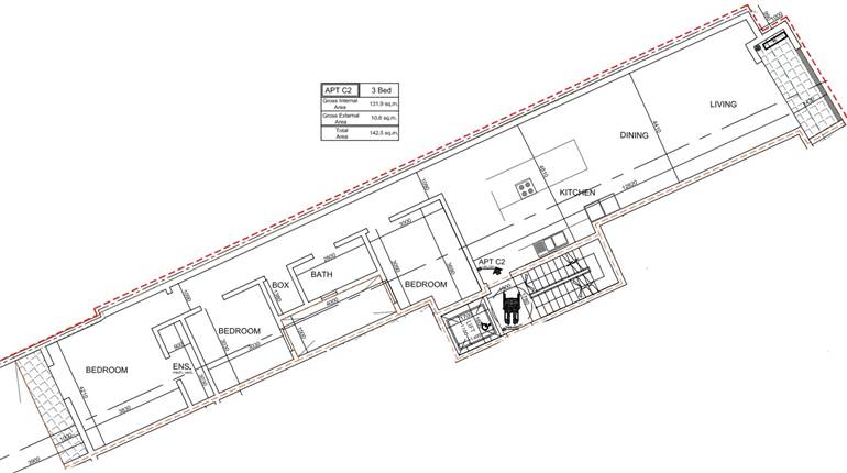 Birkirkara - 1st Floor 3 Bedroom Finished Apartment + Optional Garages - On Plan