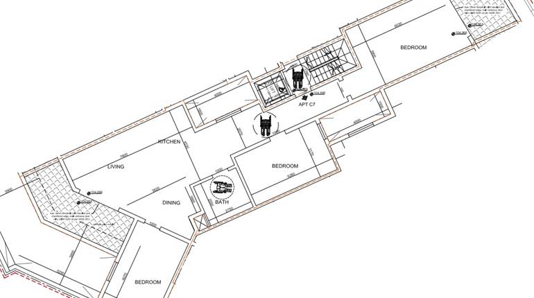 Birkirkara - 3 Bedroom Finished Penthouse + Roof + Optional Garages - On Plan