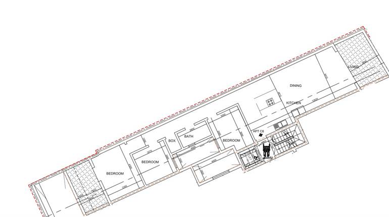 Birkirkara - 3 Bedroom Finished Penthouse + Roof + Optional Garages - On Plan