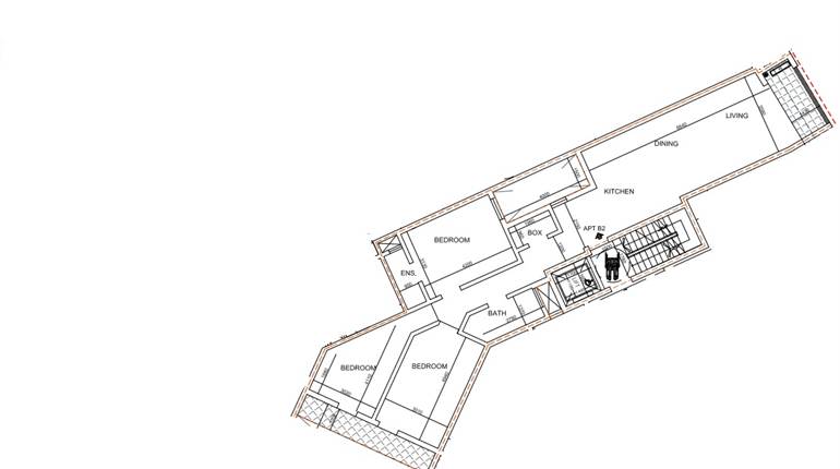 Birkirkara - 2nd Floor 3 Bedroom Finished Apartment + Optional Garages - On Plan