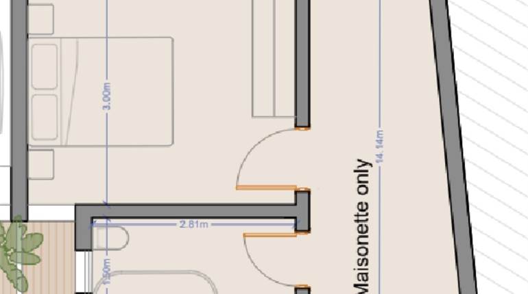 Zabbar - 2 Bedroom Elevated Ground Floor Maisonette Shell Form