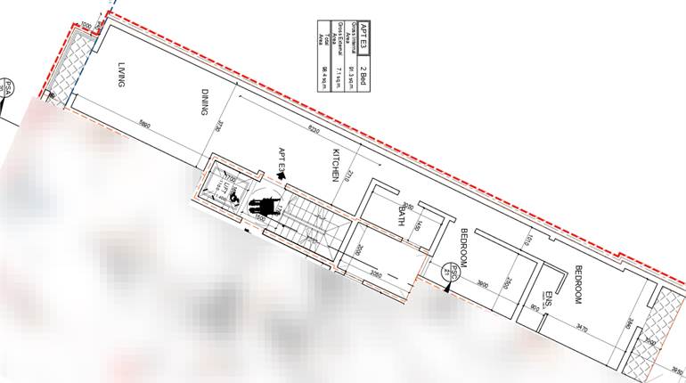 Birkirkara - 2nd Floor 2 Bedroom Finished Apartment + Optional Garages - On Plan